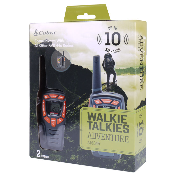 Cobra Walkie Talkie Ασύρματο Ζευγάρι Ενδοεπικοινωνίας AM845 10km Cobra Walkie Talkie Ασύρματο Ζευγάρι Ενδοεπικοινωνίας AM845 10km