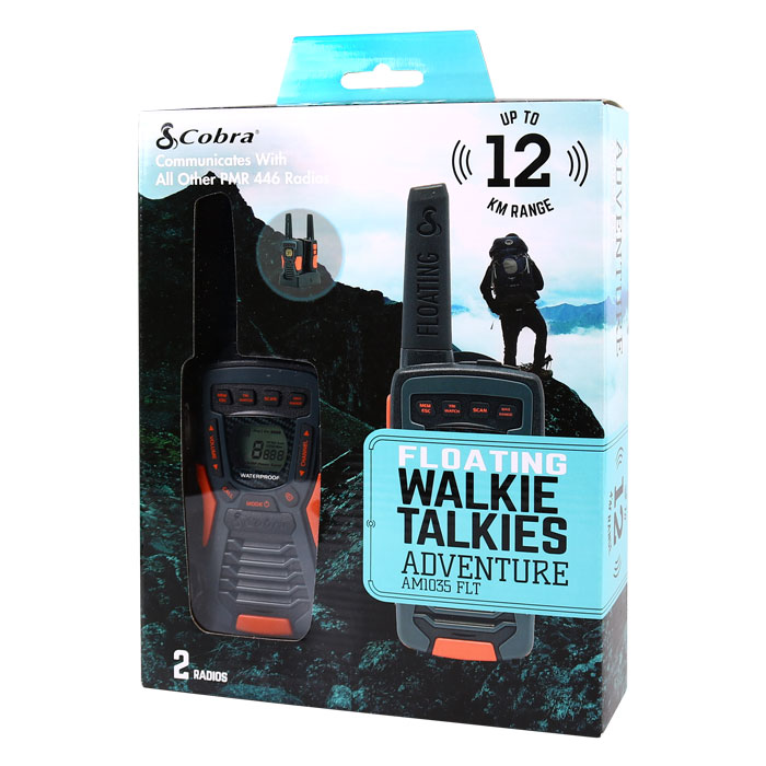Cobra WalkieTalkie Ασύρματο Ζευγάρι Ενδοεπικοινωνίας AM1035 12km Cobra WalkieTalkie Ασύρματο Ζευγάρι Ενδοεπικοινωνίας AM1035 12km