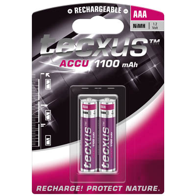 Μπαταρίες Επαναφορτιζόμενες Tecxus Rechargeable NiMH AAA 1100mAh Μπαταρίες Επαναφορτιζόμενες Tecxus Rechargeable NiMH AAA 1100mAh