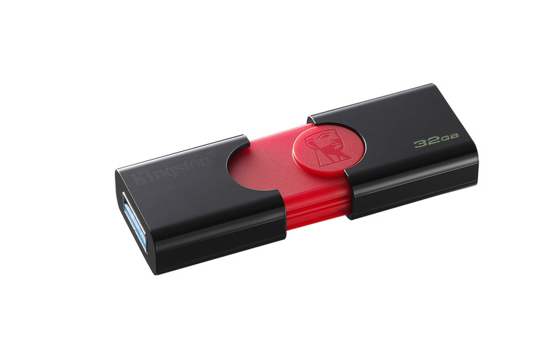Kingston Data Traveler 106 DT106/32GB USB 3.0 Black & Red Kingston Data Traveler 106 DT106/32GB USB 3.0 Black & Red