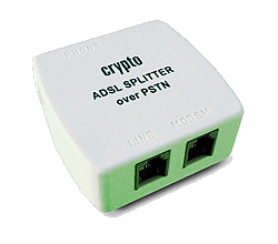 ADSL Διαχωριστής ISDN Splitter Annex B Φίλτρο DSL Line