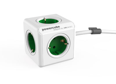 Πολύμπριζο PowerCube Extended Schuko Green 1306GN/DEEXPC Πολύμπριζο PowerCube Extended Schuko Green 1306GN/DEEXPC