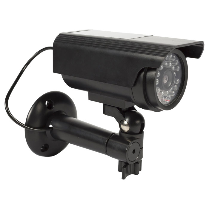 DUMMY Camera με IR LED για Ψεύτικη Παρακολούθηση Outdoor Solar