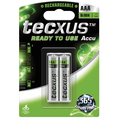 Μπαταρίες Επαναφορτιζόμενες Tecxus Rechargeable NiMH AAA 800mAh Μπαταρίες Επαναφορτιζόμενες Tecxus Rechargeable NiMH AAA 800mAh