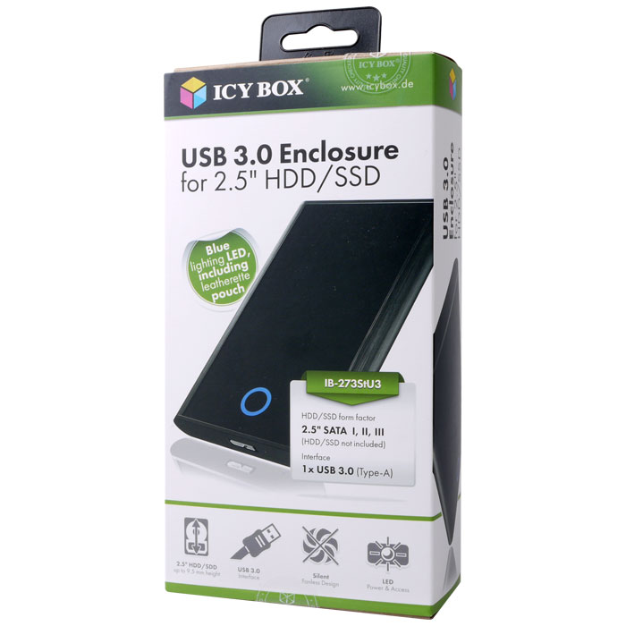 ICY BOX Enclosure Sata 2,5" to USB 3.0 HDD & SSD Εξωτερική Θήκη