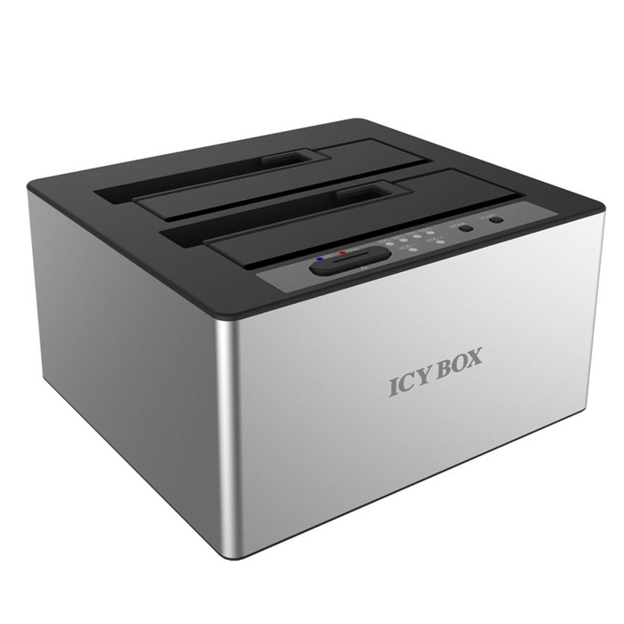 ICY BOX Docking Station 2 Χ 2.5/3.5 HDD USB 3.0 Cloning Εργαλείο ICY BOX Docking Station 2 Χ 2.5/3.5 HDD USB 3.0 Cloning Εργαλείο