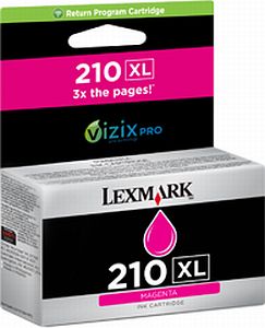Εγχρωμο Μελάνι Lexmark 14L0176E No210XL Magenta 1.6K