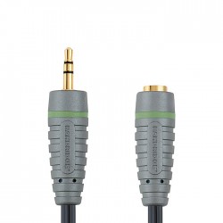 Καλώδιο ήχου Bandridge Blue line Jack 3.5mm male/female 3m Καλώδιο ήχου Bandridge Blue line Jack 3.5mm male/female 3m