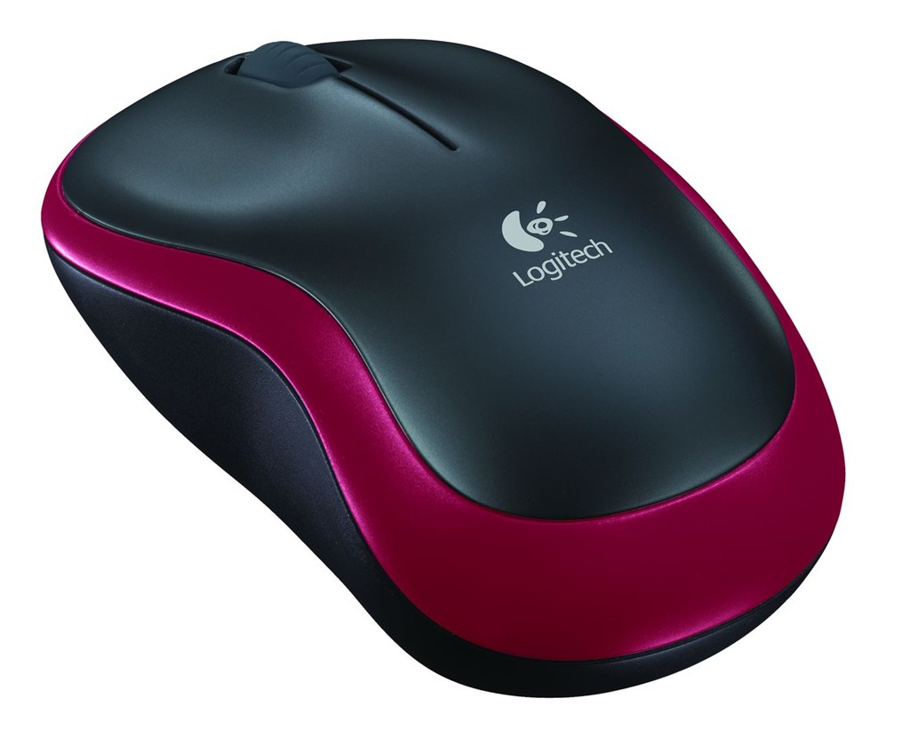 Ασύρματο Ποντίκι Logitech Wireless Mouse M185 Red 910-002237