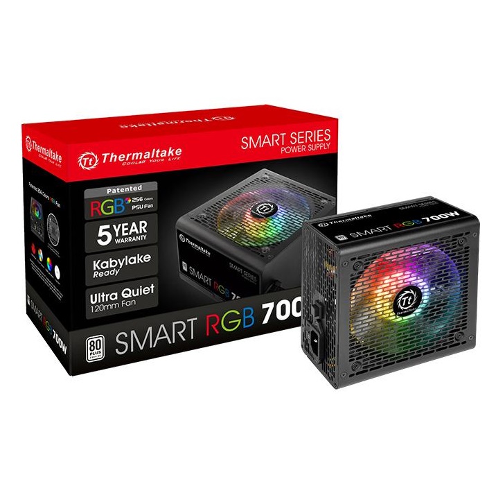 Thermaltake Τροφοδοτικό TR2 SMART RGB 700W APFC 80PLUS Thermaltake Τροφοδοτικό TR2 SMART RGB 700W APFC 80PLUS