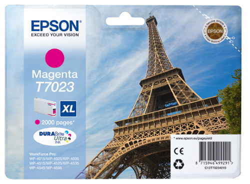 Έγχρωμο Μελάνι Epson T70234 Magenta Cartridge XL Έγχρωμο Μελάνι Epson T70234 Magenta Cartridge XL
