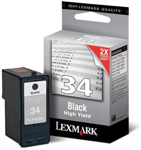 Ασπρόμαυρο Μελάνι LEXMARK 18C0034E CARTR BLK X5075 no34 580pgs Ασπρόμαυρο Μελάνι LEXMARK 18C0034E CARTR BLK X5075 no34 580pgs