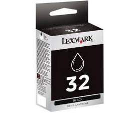 Ασπρόμαυρο Μελάνι LEXMARK No32 18CX032E BLACK 350pages Ασπρόμαυρο Μελάνι LEXMARK No32 18CX032E BLACK 350pages