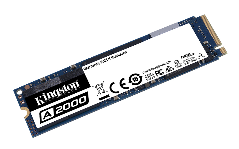 Kingston SSD 1TB M.2 A2000 SA2000M8/1000G NVMe PCIe Kingston SSD 1TB M.2 A2000 SA2000M8/1000G NVMe PCIe