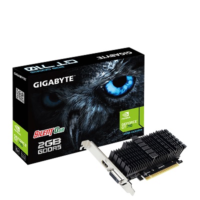 Κάρτα Γραφικών Gigabyte VGA GT 710 GV-N710D5SL-2GL 2GB DDR3 Κάρτα Γραφικών Gigabyte VGA GT 710 GV-N710D5SL-2GL 2GB DDR3
