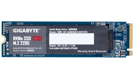 GIGABYTE SSD 1TB M.2 PCIe NVMe GSM2NE3100TNTD AES 256
