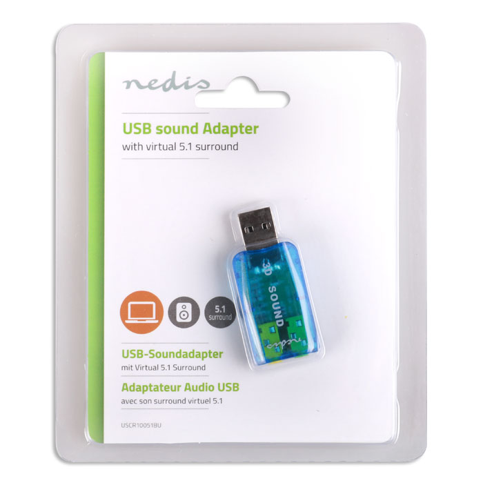 Κάρτα Ηχου NEDIS USB to Sound 5.1 Adapter