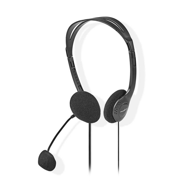 NEDIS Ακουστικά-Μικρόφωνο Stereo On-Ear HeadSet 2x3.5mm