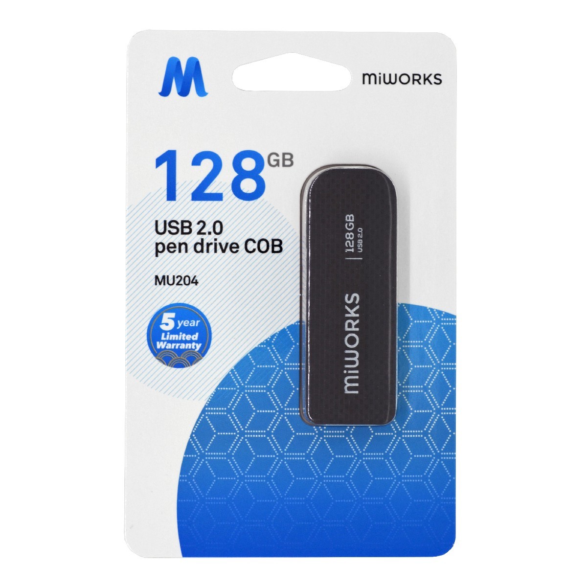 MiWorks 128Gb USB 2.0 MU204 Flash Disk