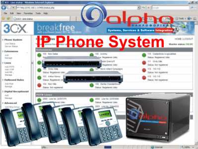 Alpha 3CX Small Business Τηλεφωνικό Κέντρο IP 4xΕξ./Απεριόρ. Εσ. Alpha 3CX Small Business Τηλεφωνικό Κέντρο IP 4xΕξ./Απεριόρ. Εσ.