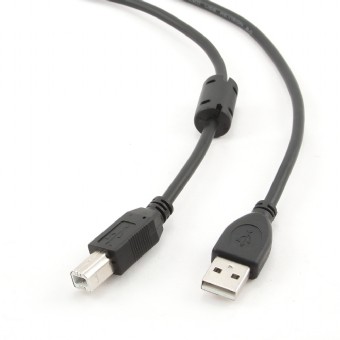 Καλώδιο USB Ferrite 5m Cable A-B Printer Scanner USB 2.0