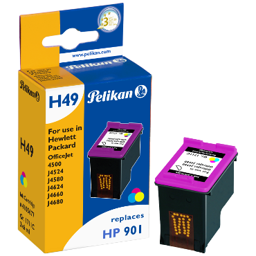 Εγχρωμο Μελάνι Pelikan HP CC656AE Tricolour Officejet No901 18ml Εγχρωμο Μελάνι Pelikan HP CC656AE Tricolour Officejet No901 18ml