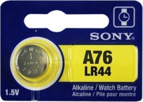 Μπαταρίες Αλκαλικες Sony LR 44 1,5Volt A76 Μπαταρίες Αλκαλικες Sony LR 44 1,5Volt A76