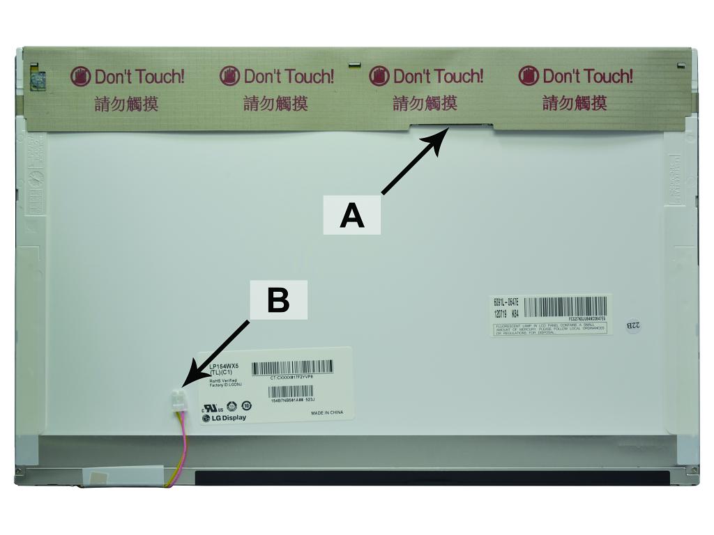 Laptop Panel 15,4" Chunghwa DV5 CLAA154WB03AN LCD DISPLAY CCFL