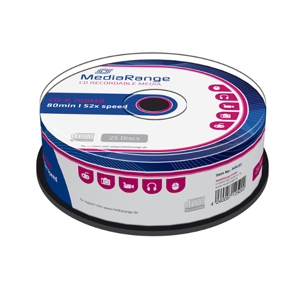 MediaRange CD-R 80' 700MB 52x Cake Box x 10