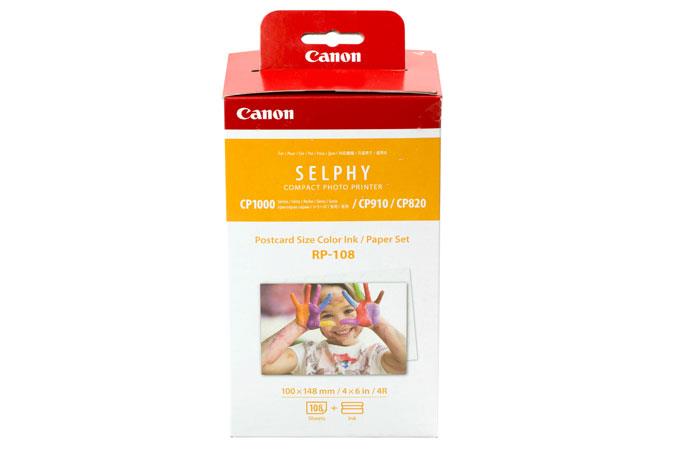 Canon Paper and 2 HC Color Ink Canon for Selphy CP910/1200/1300