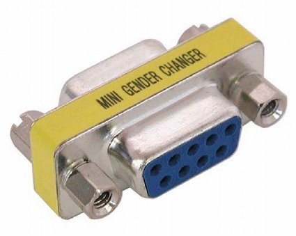 Adaptor Gender Changer Serial 9pin Female/Female (F/F) DB9F/DB9F Adaptor Gender Changer Serial 9pin Female/Female (F/F) DB9F/DB9F