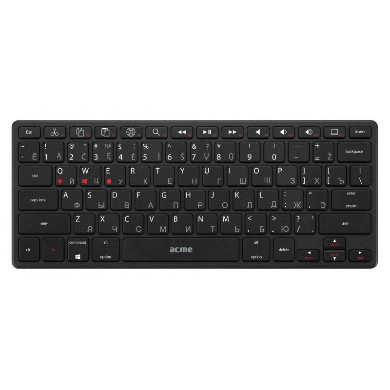 Πληκτρολόγιο Φορητό bluetooth ACME BK03 για Windows/Android/iOS Πληκτρολόγιο Φορητό bluetooth ACME BK03 για Windows/Android/iOS