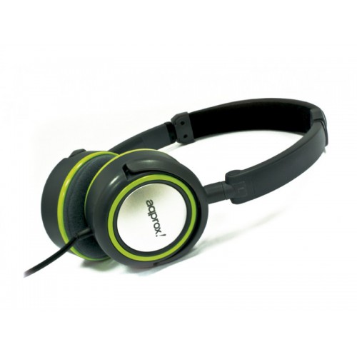 APPROX Hi-Fi Stereo Headsets Green APPROX Hi-Fi Stereo Headsets Green