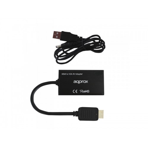 Adaptor HDMI to VGA Adapter Approx Adaptor HDMI to VGA Adapter Approx