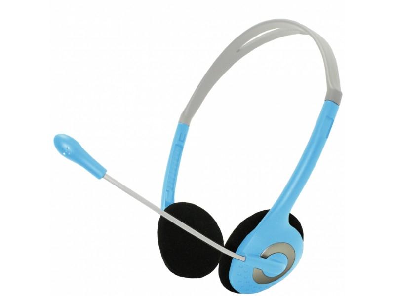APPROX Lightweight Stereo Headsets Light Blue appHSLBVL APPROX Lightweight Stereo Headsets Light Blue appHSLBVL