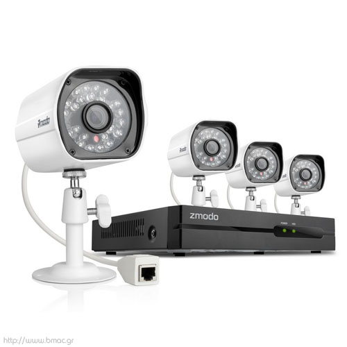 Πλήρες NVR IP 1Tb Kit 4x IP HD Κάμερες Indoor/Outdoor Night POE Πλήρες NVR IP 1Tb Kit 4x IP HD Κάμερες Indoor/Outdoor Night POE