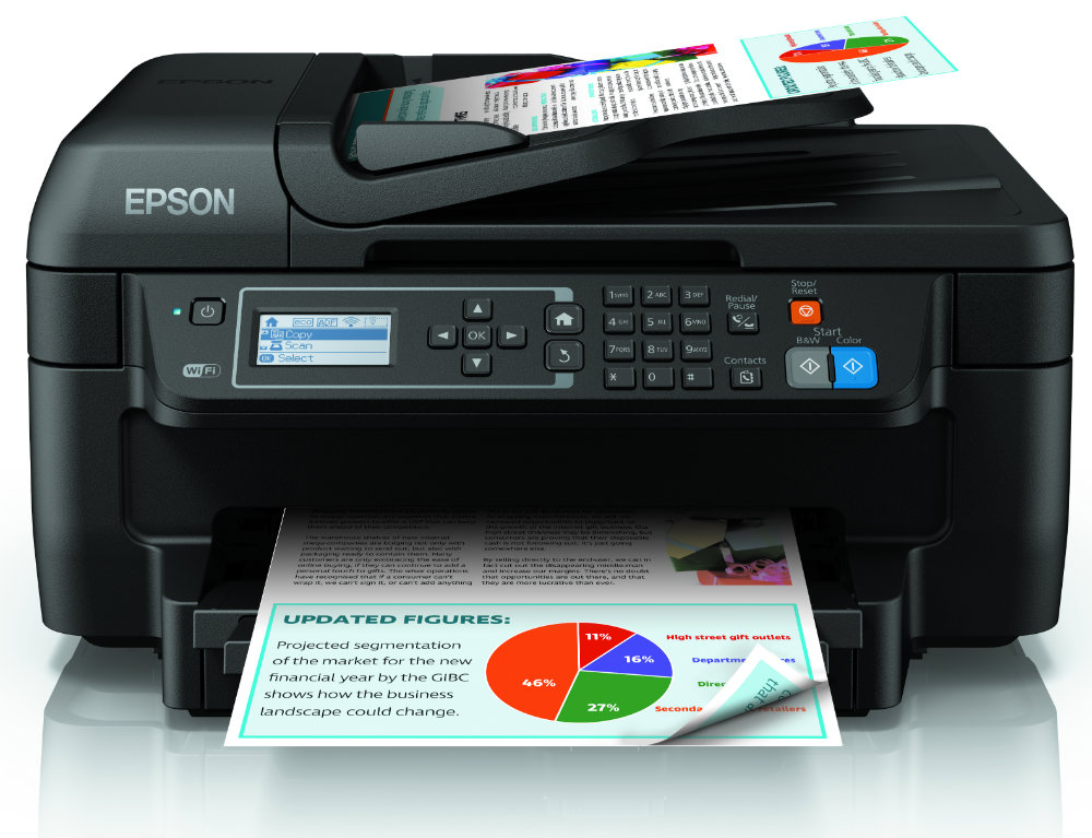 Epson Workforce WF2750DWF MFP A4/33ppm/4800/USB/WiFi/FAX Duplex Epson Workforce WF2750DWF MFP A4/33ppm/4800/USB/WiFi/FAX Duplex
