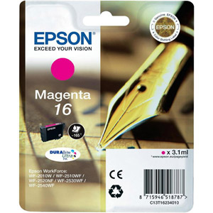 Εγχρωμο Μελάνι Epson T162340 Magenta with pigment ink Εγχρωμο Μελάνι Epson T162340 Magenta with pigment ink