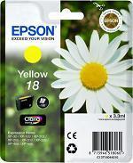 Εγχρωμο Μελάνι Epson T180440 Yellow with pigment ink Εγχρωμο Μελάνι Epson T180440 Yellow with pigment ink