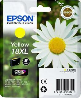 Εγχρωμο Μελάνι Epson T181440 XL Yellow with pigment ink Εγχρωμο Μελάνι Epson T181440 XL Yellow with pigment ink