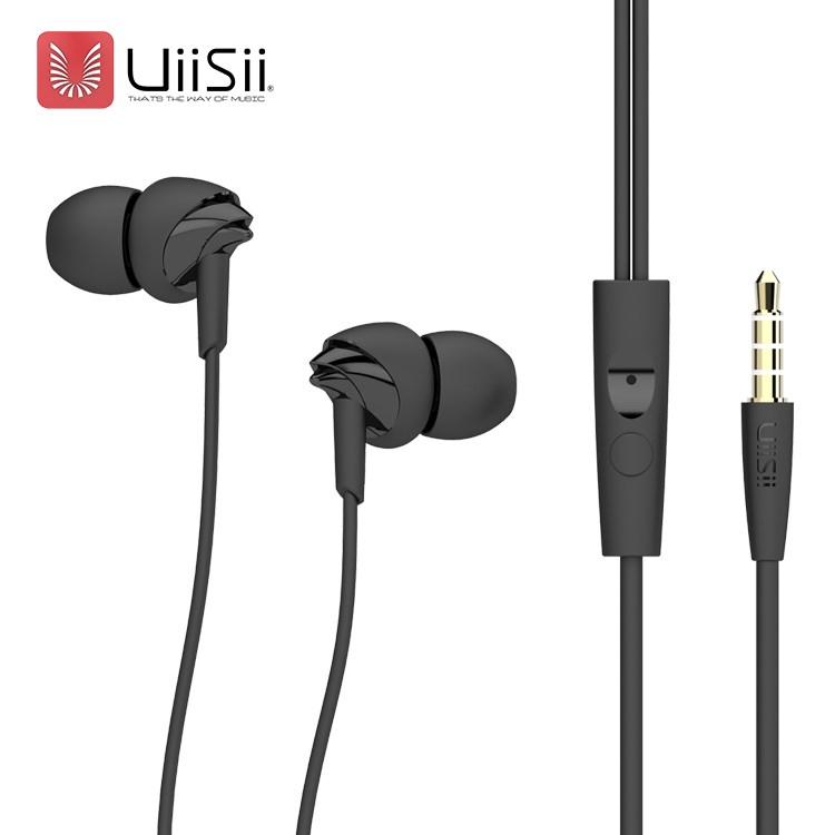 UIISII Ακουστικά με μικρόφωνο HandsFree C100 Black/White UIISII Ακουστικά με μικρόφωνο HandsFree C100 Black/White