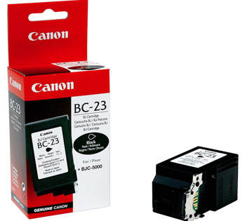 Ασπρομαυρο Μελάνι CANON BC-23 BLK CARTR BJC-5000/5100 Ασπρομαυρο Μελάνι CANON BC-23 BLK CARTR BJC-5000/5100