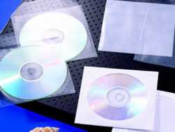 CD-DVD Sleeve ΦΑΚΕΛΟΣ ΧΑΡΤΙΝΟΣ ΛΕΥΚΟΣ για Οπτικά μέσα (100 τεμ.)