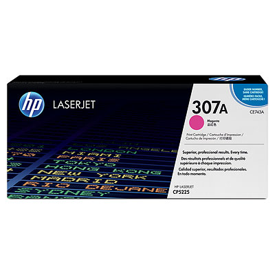 Toner HP LaserJet CP5225 HP 307A Magenta Cartridge 7,3k Pages Toner HP LaserJet CP5225 HP 307A Magenta Cartridge 7,3k Pages