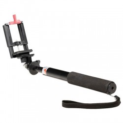 Selfie stick πτυσσόμενο εώς 100 εκ. για κινητά και φωτογραφικές Selfie stick πτυσσόμενο εώς 100 εκ. για κινητά και φωτογραφικές