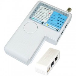 Πολύ-λειτουργικό tester καλωδίων RJ45/coaxial/USB CMP-RCT1 Πολύ-λειτουργικό tester καλωδίων RJ45/coaxial/USB CMP-RCT1