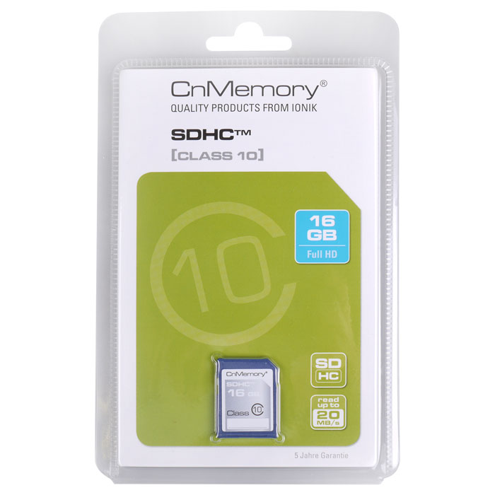 Κάρτα Μνήμης 16GB SD Card Class 10 CN MEMORY 84630 Κάρτα Μνήμης 16GB SD Card Class 10 CN MEMORY 84630