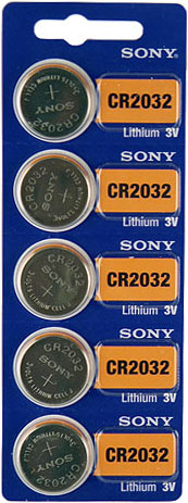 Μπαταρίες Sony BATTERY CR 2032 Λιθίου 3V Κουμπί Μπαταρίες Sony BATTERY CR 2032 Λιθίου 3V Κουμπί
