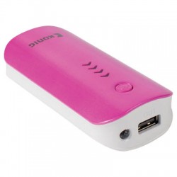 Φορητή μπαταρία φόρτισης Power Bank 4400mAh Konig Ροζ Φορητή μπαταρία φόρτισης Power Bank 4400mAh Konig Ροζ