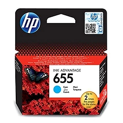 Έγχρωμο Μελάνι HP No 655 Cyan Ink Cartridge CZ110A Έγχρωμο Μελάνι HP No 655 Cyan Ink Cartridge CZ110A